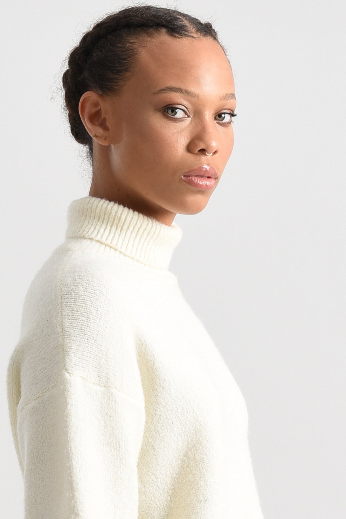 Molly Bracken Off White Knitted Sweater