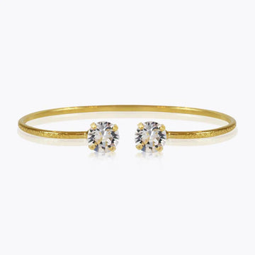 Caroline Svedbom Classic Petite Gold Bracelet - Crystal