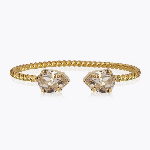 Caroline Svedbom Mini Drop Gold Bracelet - Silk