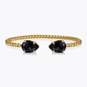 Caroline Svedbom Mini Drop Gold Bracelet - Graphite