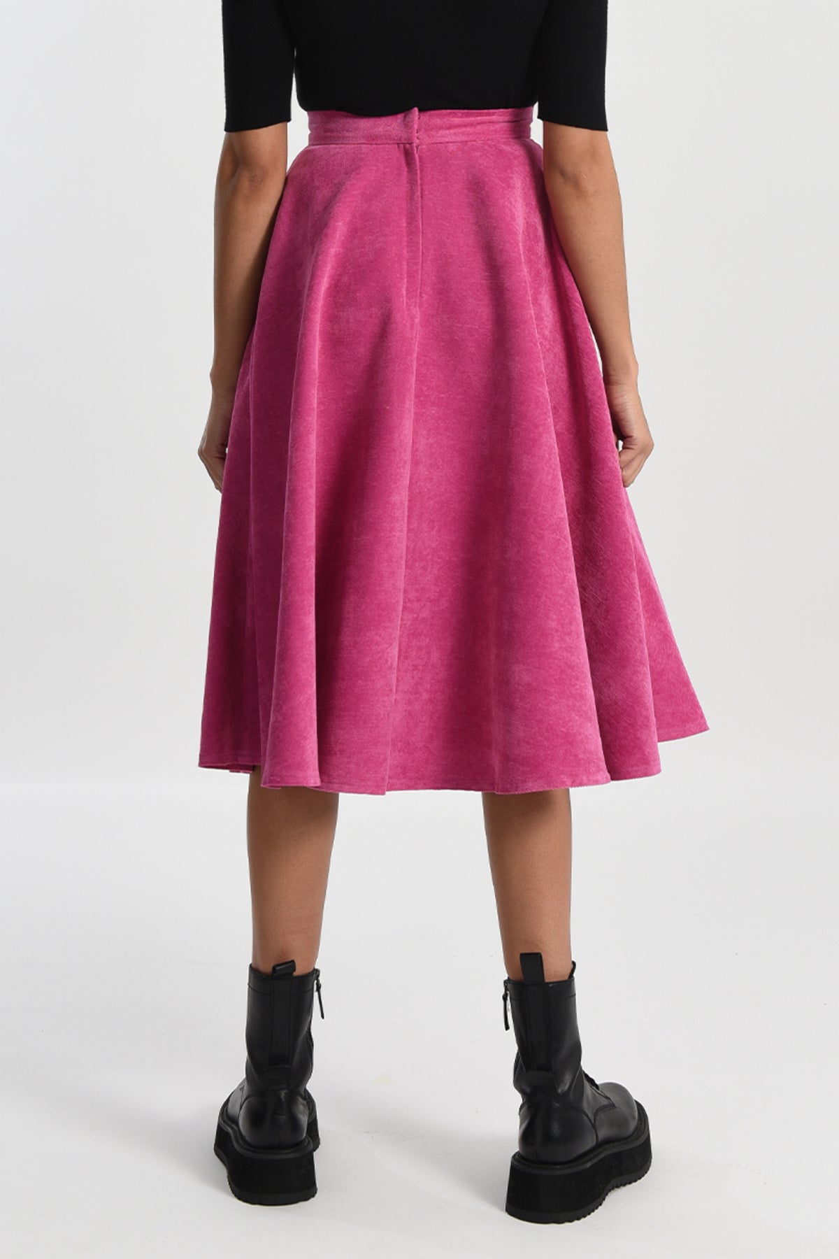 Molly Bracken Pink Woven Skirt