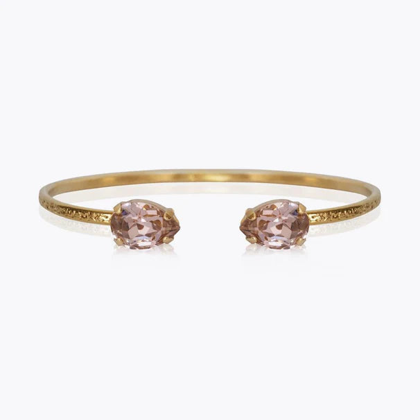 Caroline Svedbom Petite Drop Gold Bracelet - Vintage Rose