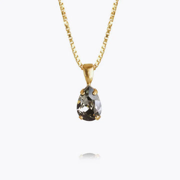 Caroline Svedbom Petite Drop Necklace Black Diamond
