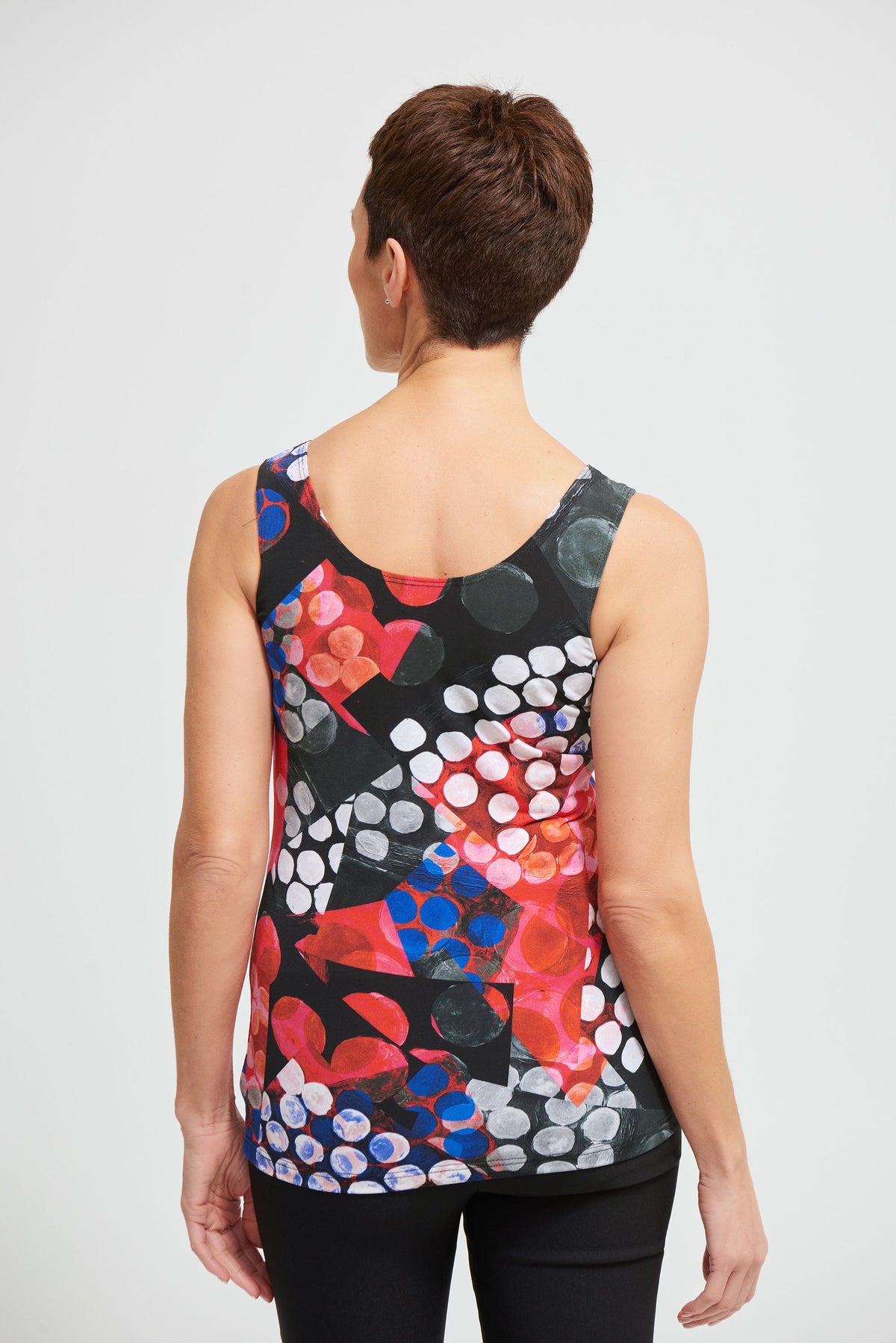 Joseph Ribkoff Chiffon Twin Set Top