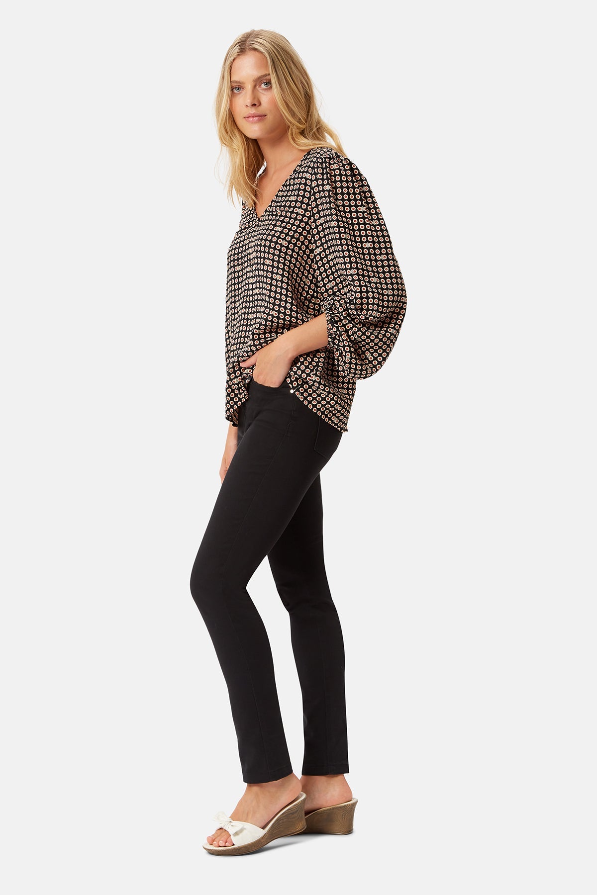 Traffic People Mollie Black Top