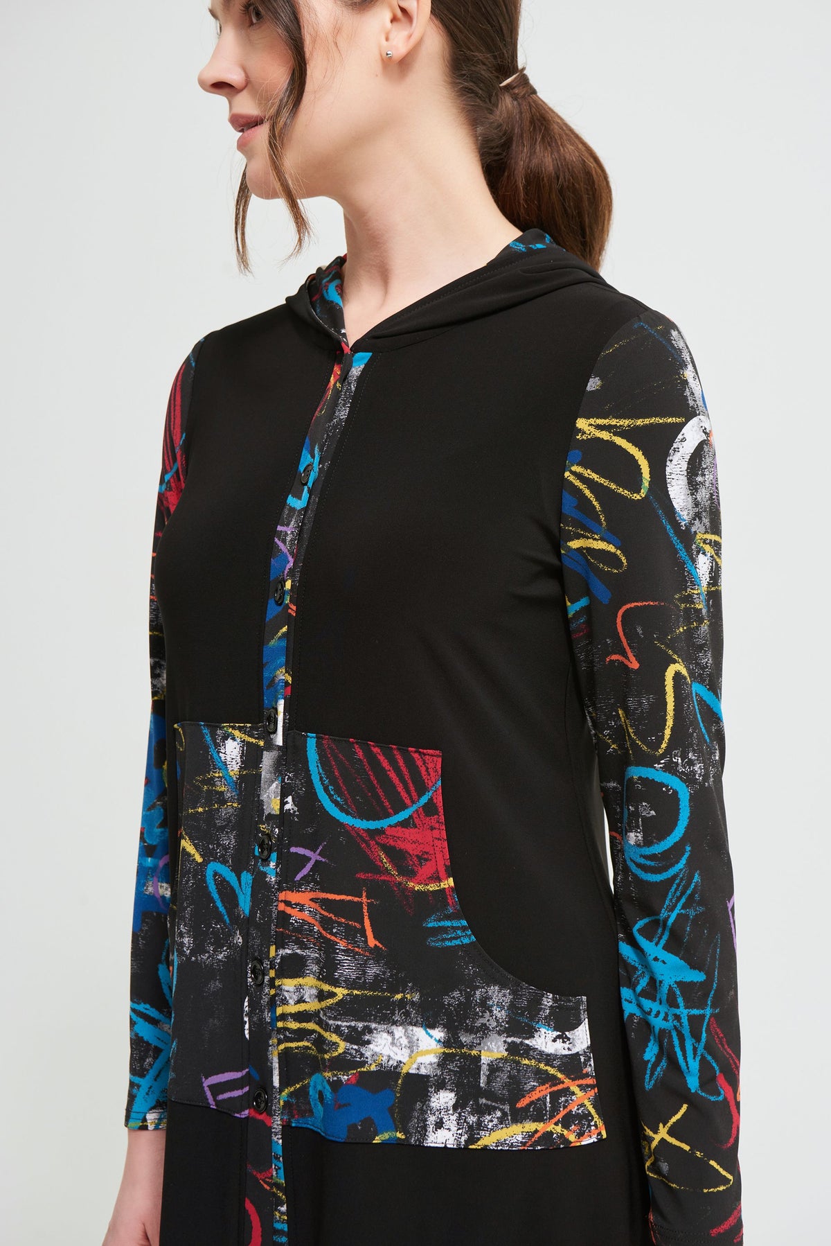 Joseph Ribkoff Geometric Print Top