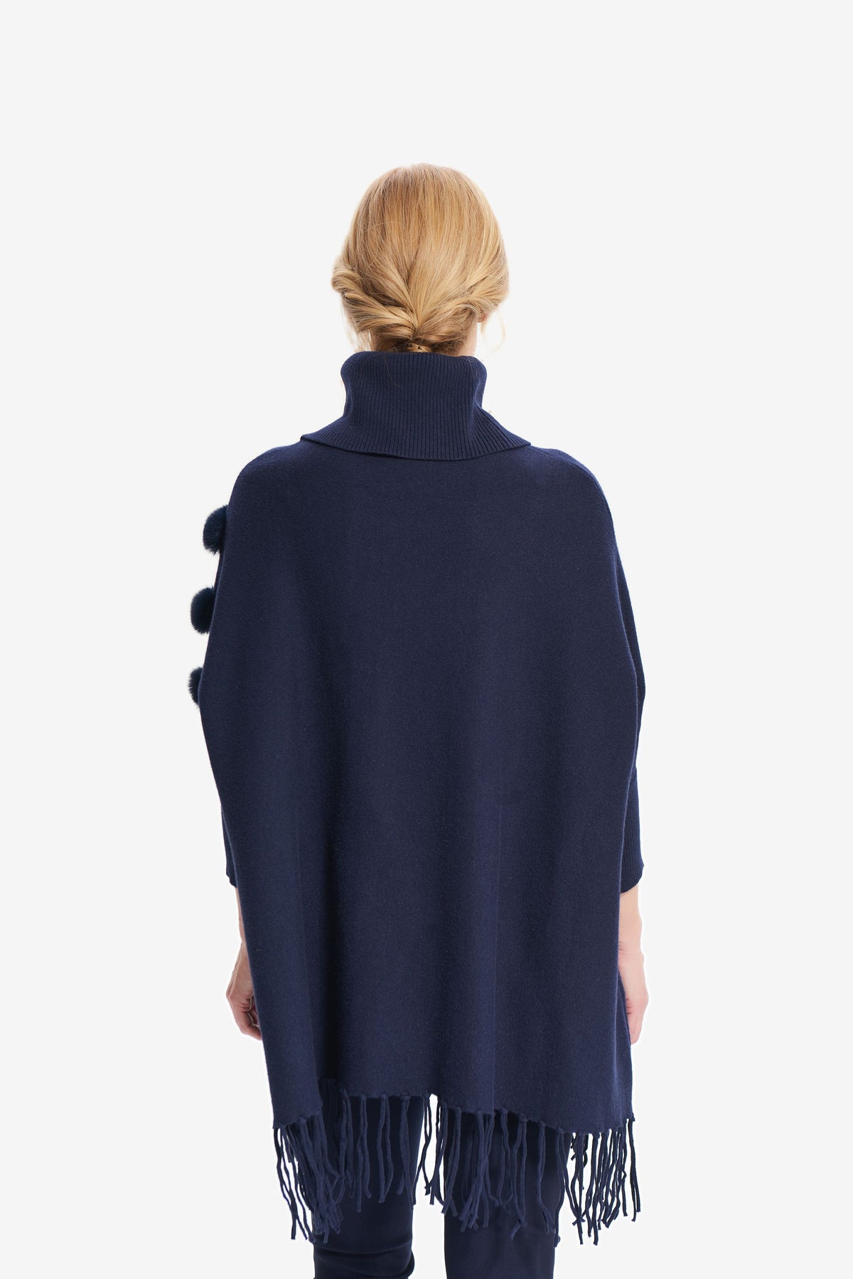 Joseph Ribkoff Fringe Hem Top