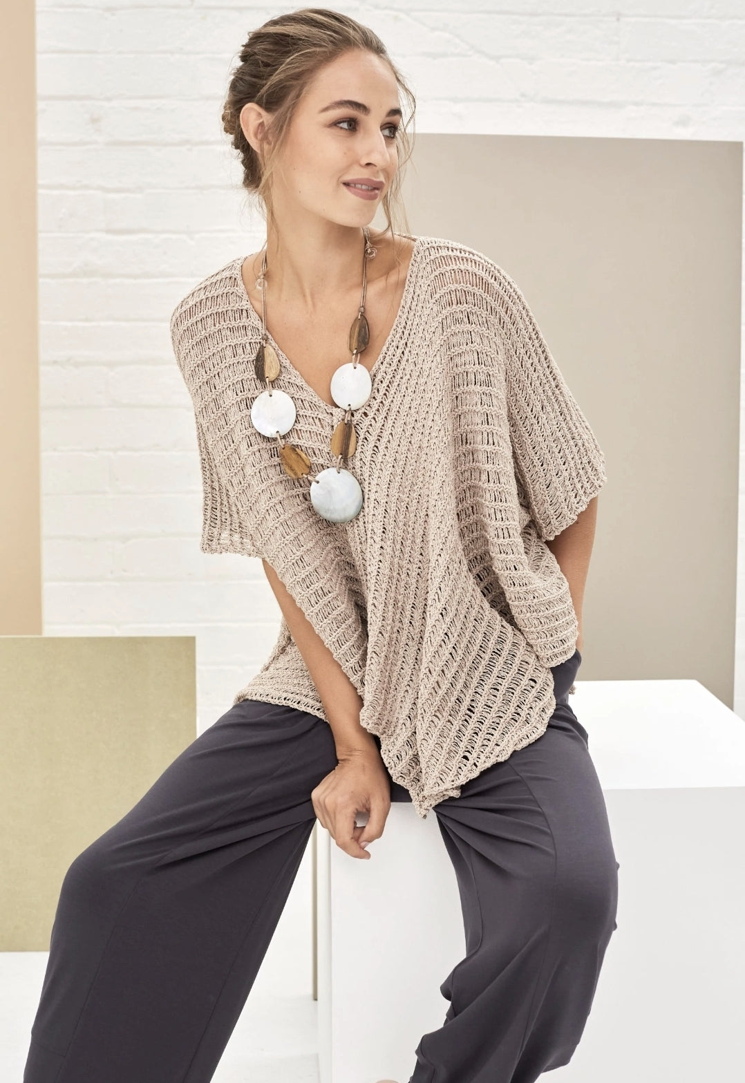 Naya Woven Pullover