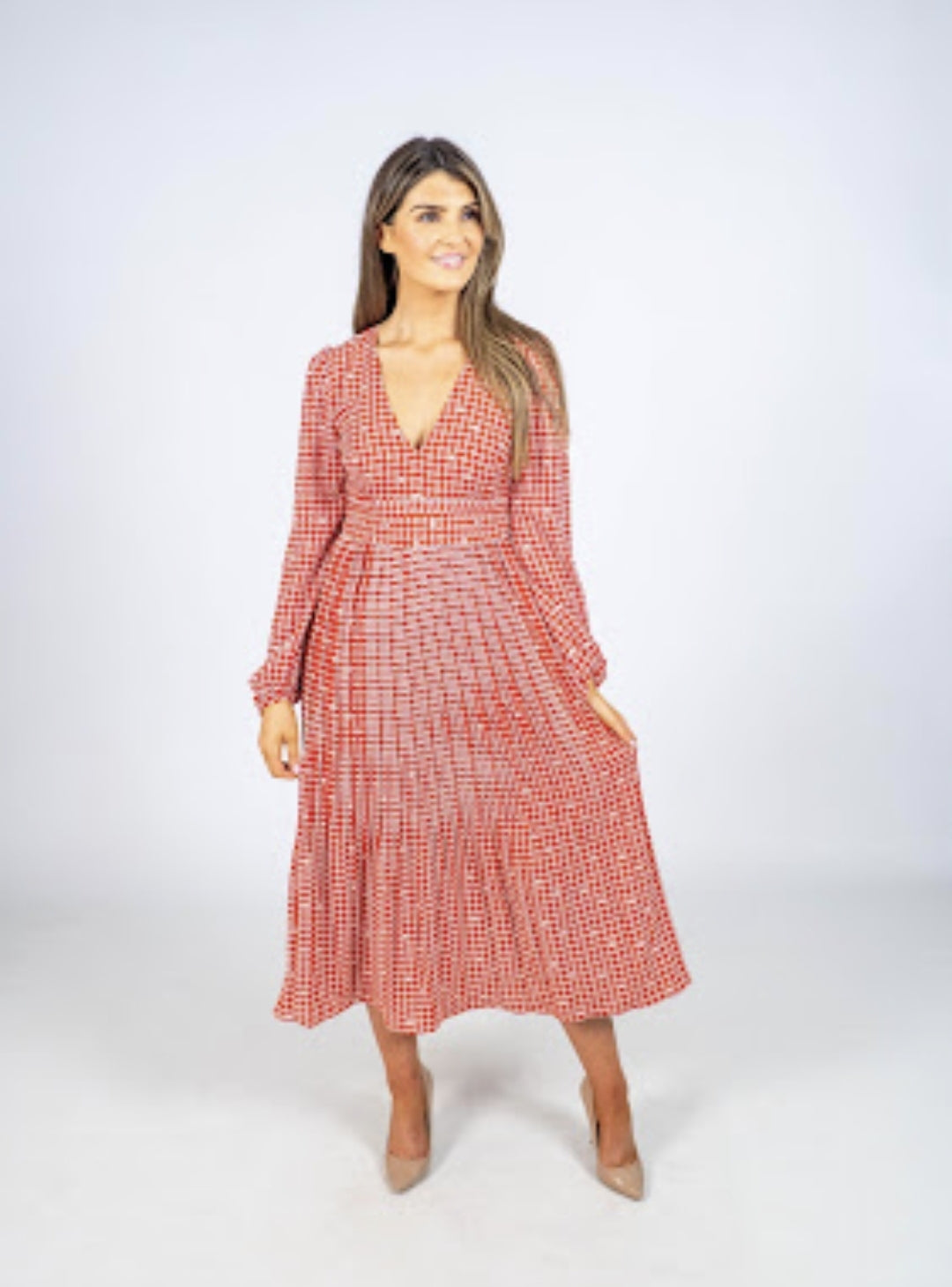 Traffic People Fathomless Red Dress