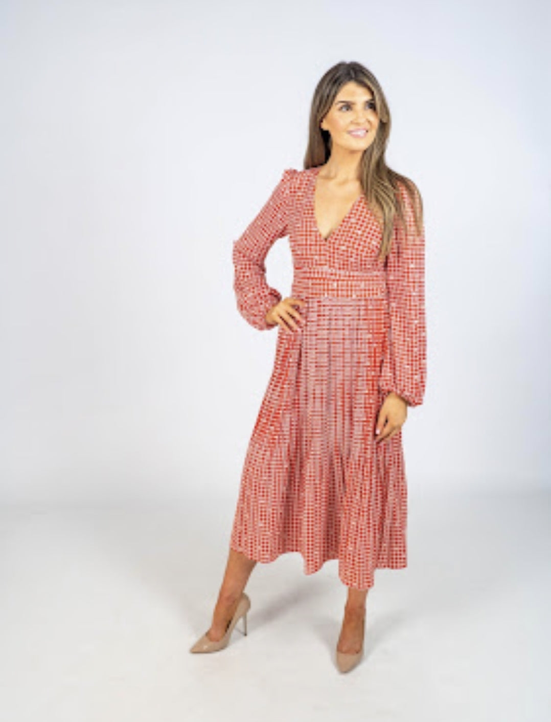 Traffic People Fathomless Red Dress