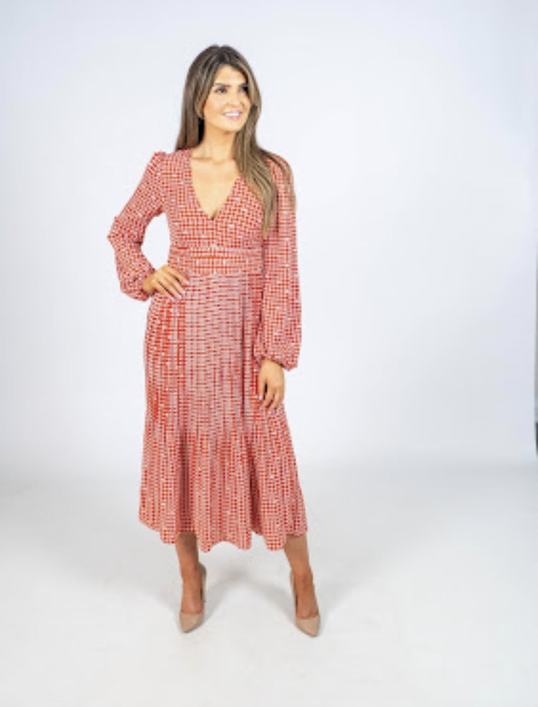 Traffic People Fathomless Red Dress