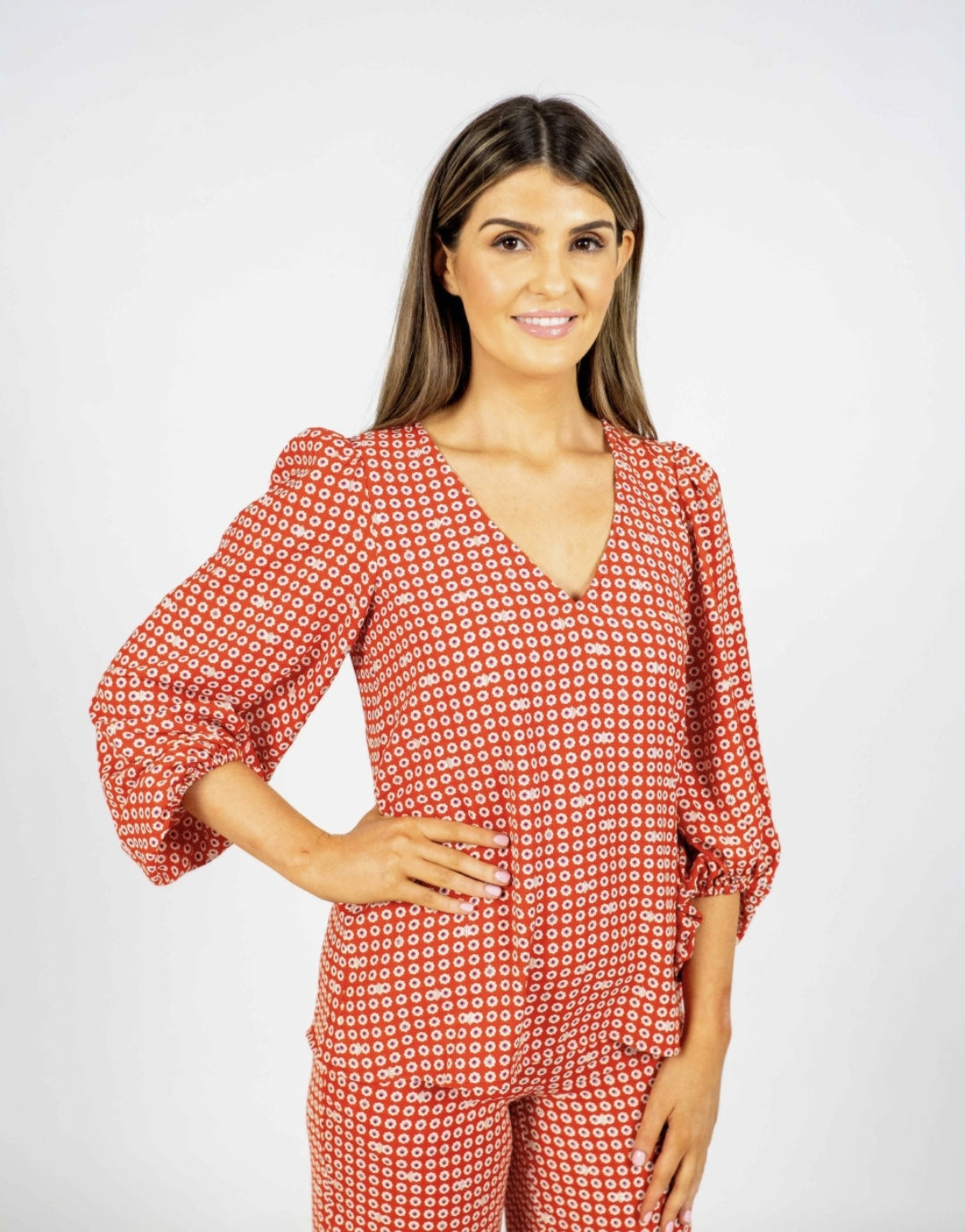 Traffic People Mollie Red Top