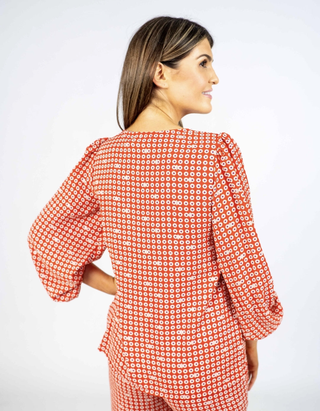 Traffic People Mollie Red Top