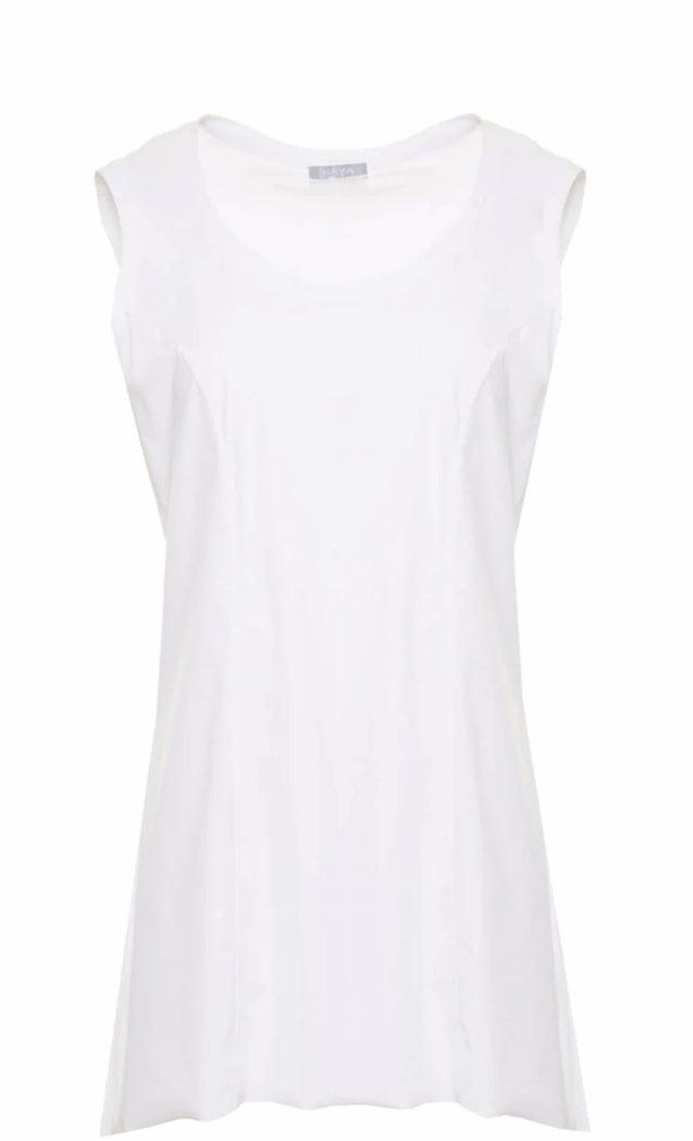 Naya White Scooped Back Cami