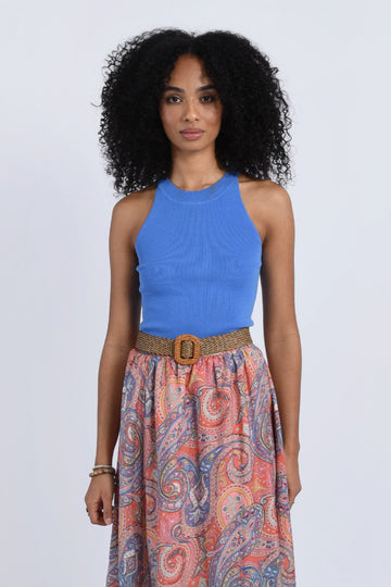 Molly Bracken Camel Woven Belt