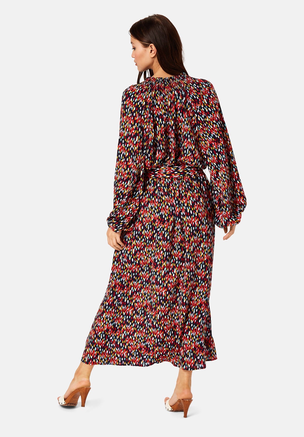 Traffic People Corrine Navy Dress