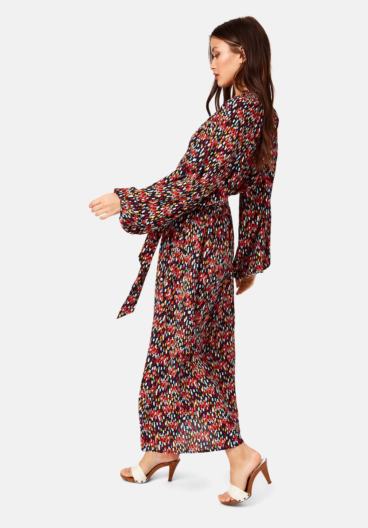 Traffic People Corrine Navy Dress