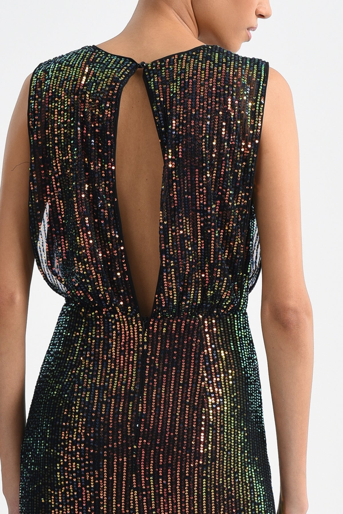 Molly Bracken Multi Coloured Long Sequin Dress