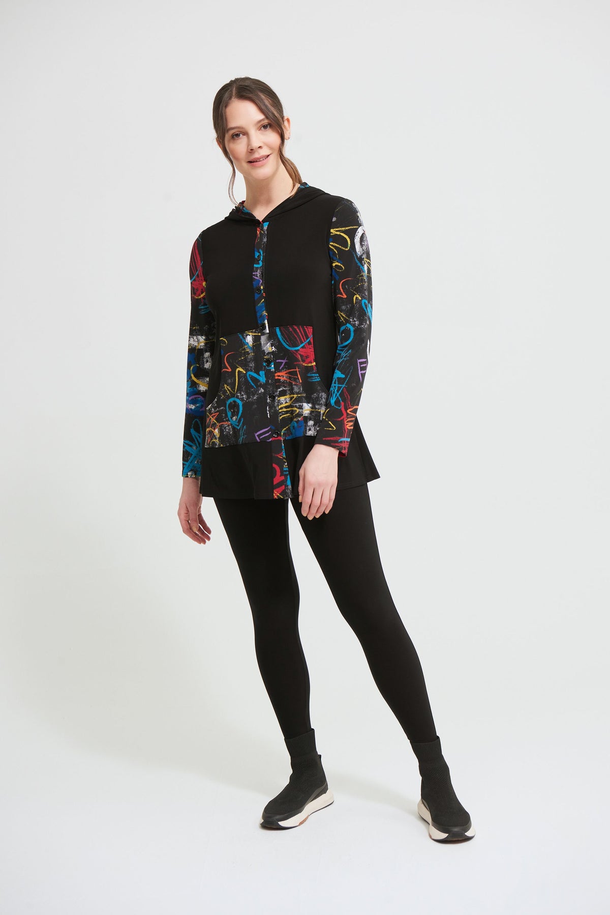 Joseph Ribkoff Geometric Print Top