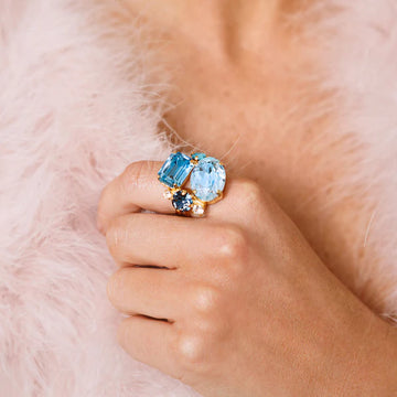 Caroline Svedbom Aquamarine Carolina Ring