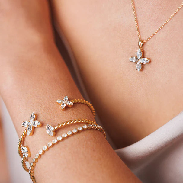 Caroline Svedbom Crystal Star Necklace