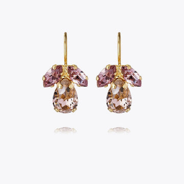 Caroline Svedbom Timo Light Rose Earrings