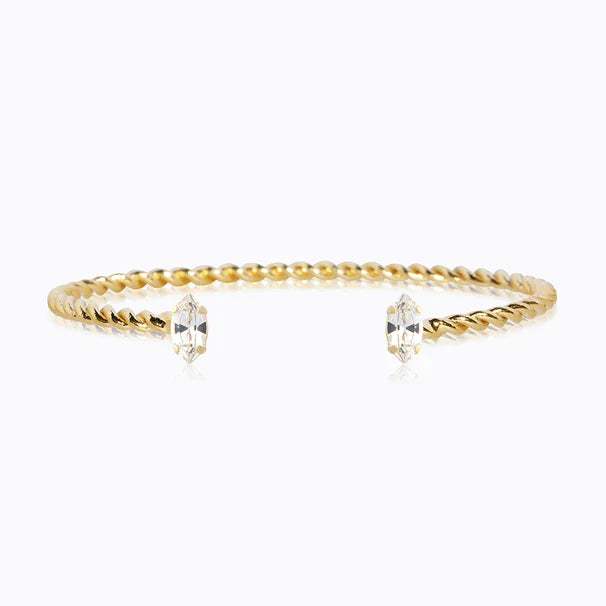 Caroline Svedbom Navette Drop Bracelet Crystal