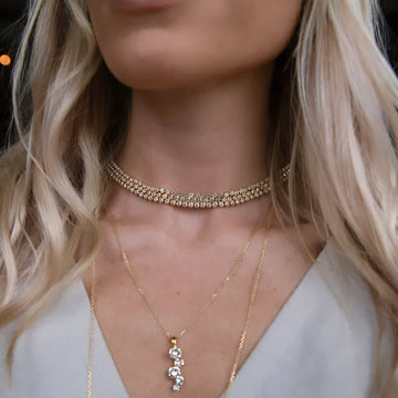 Caroline Svedbom Siri Choker Gold