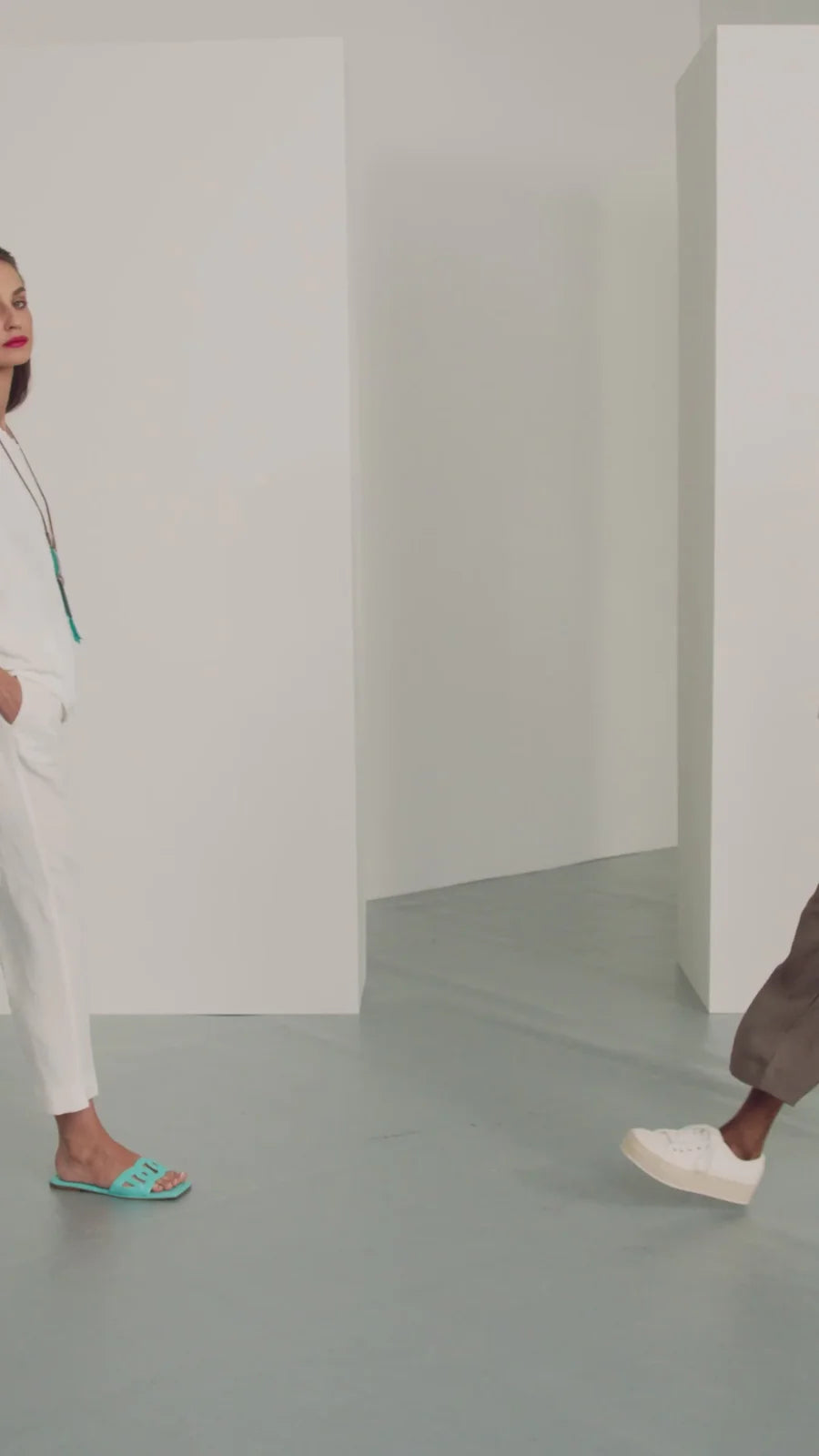 Naya Taupe Drawstring Trouser