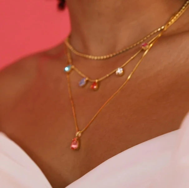 Caroline Svedbom Diamond Gold Chain