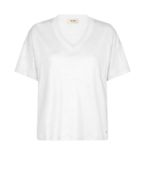Mos Mosh White Casa V-SS Foil Tee