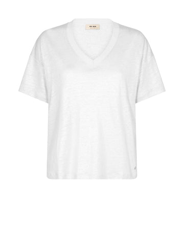 Mos Mosh White Casa V-SS Foil Tee