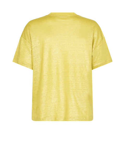 Mos Mosh Yellow Plum Casa V-SS Foil Tee