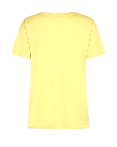Mos Mosh Yellow Plum Glam O-SS Tee