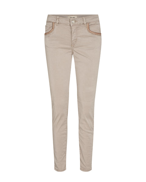 Mos Mosh Sumner Treasure Pant in Cobblestone