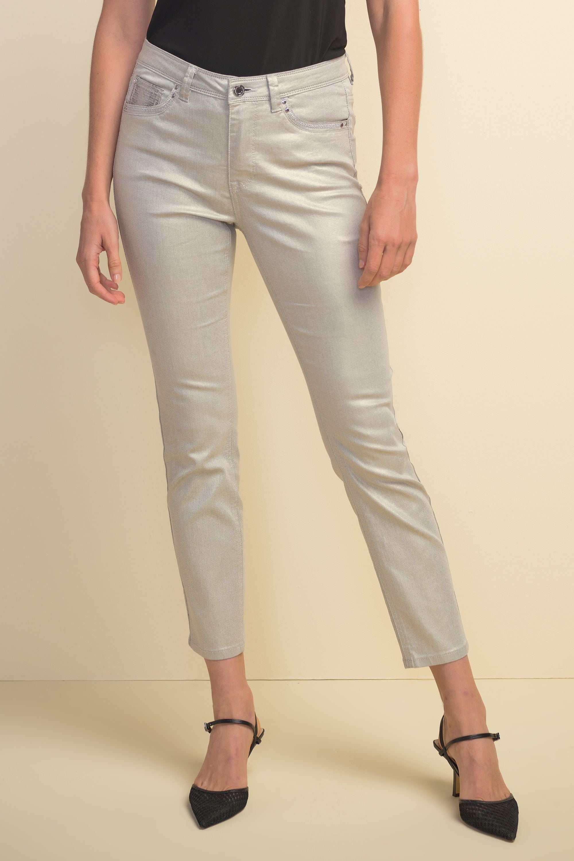 Joseph Ribkoff Cuffed Capris Style 212223