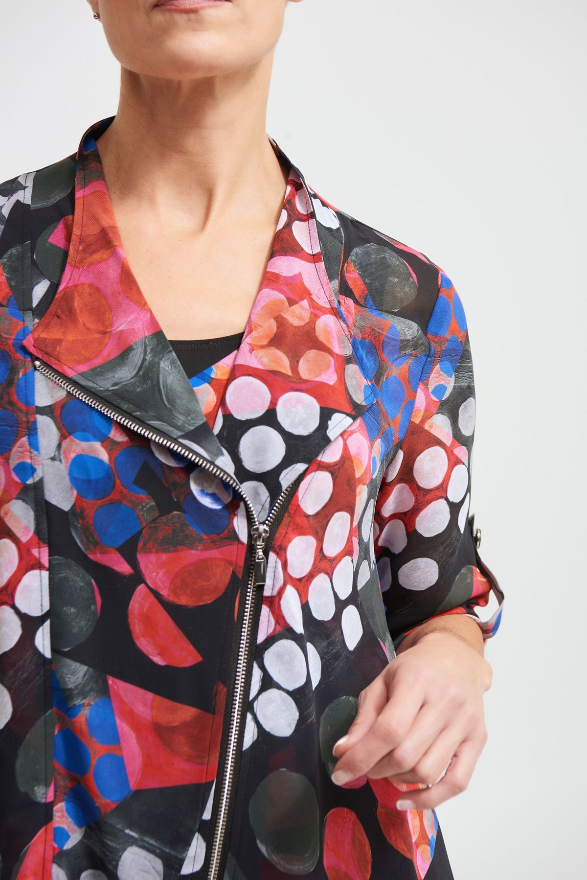 Joseph Ribkoff Chiffon Twin Set Top